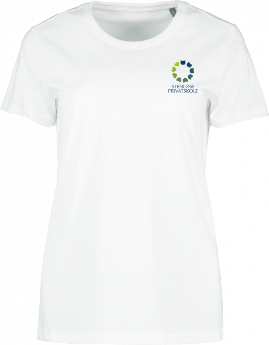 ID - Sp T-Shirt Dame Med Rygtryk - Hvid